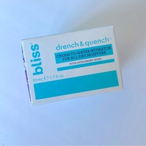BRAND NEW Bliss Drench & Quench Moisturizer